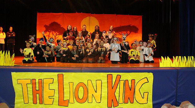 Bergen Elementary 2nd and 3rd graders performed in The Lion King Kids!