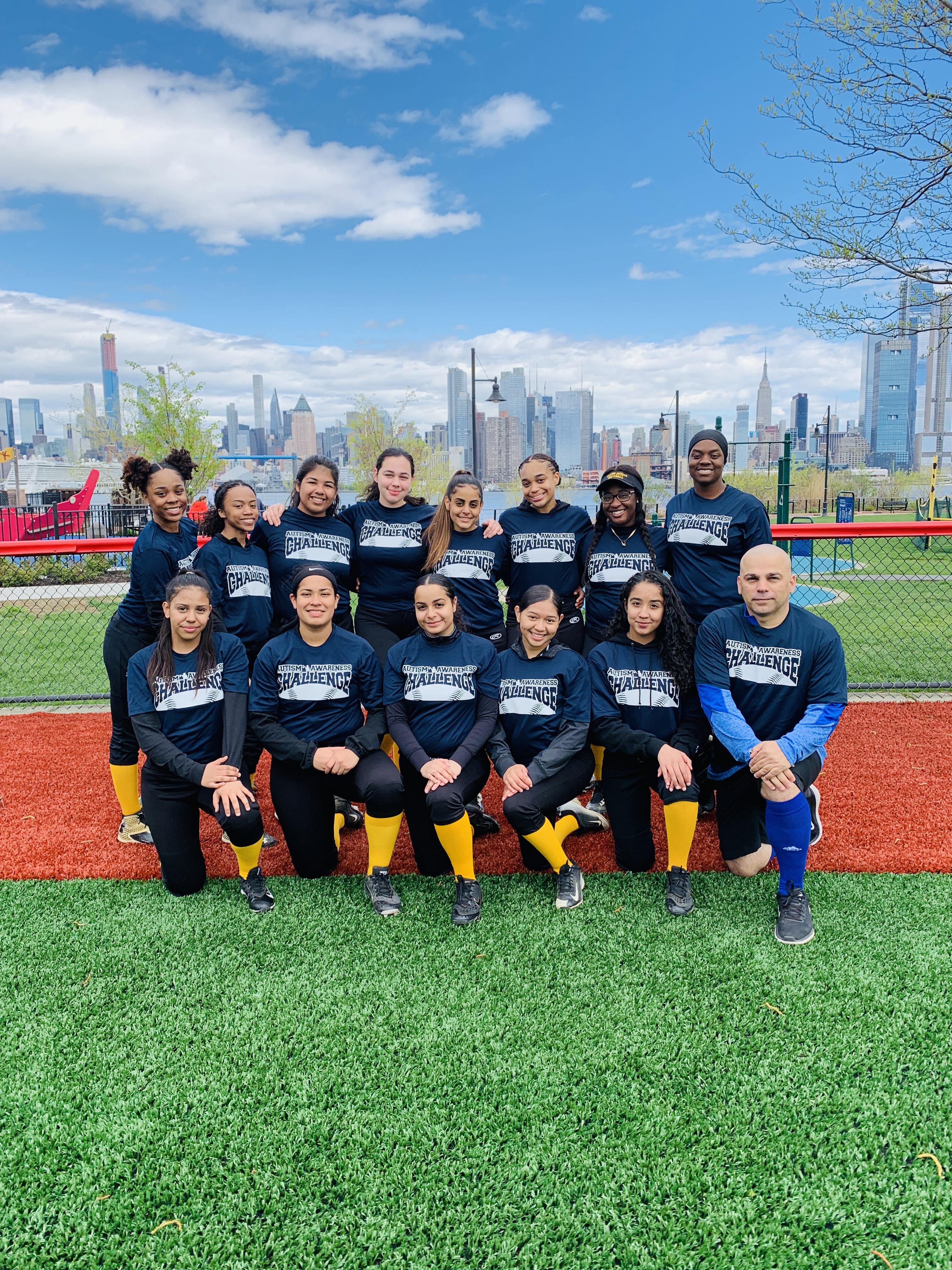 BASCS High School Softball team raised $200 in funds for Parents of Autistic Children (POAC).