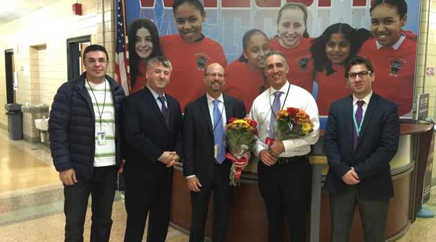 Dr. Lerner visits BASCS HS