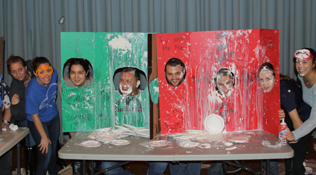 Pie Throwing Fundraiser at BASCS Middle