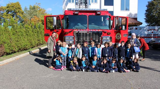 BASCS Elementary visits Firehouse #4