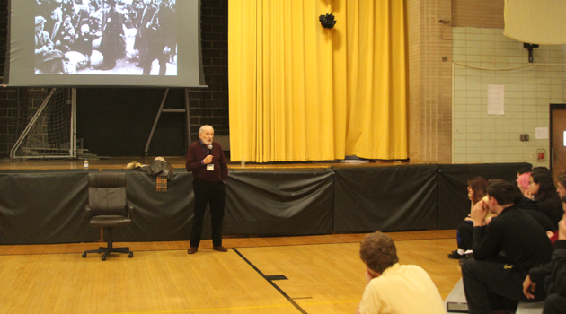 Holocaust Survivor Visit’s Bergen High’s Junior Class
