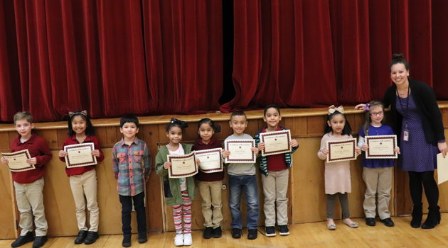 Passaic-Clifton K-2 First Marking Period Awards Assembly